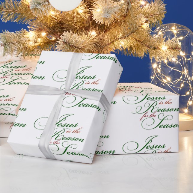 Papel De Presente Jesus é o motivo do Natal (Feriados)