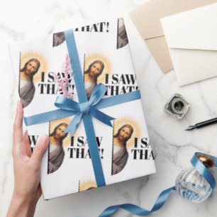 Papel De Presente Jesus Engraçado - Eu Vi Isso!