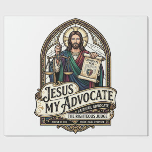 Papel De Presente Jesus Meu Advogado Jesus Advogado Tribunal Cristão