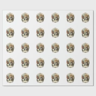 Papel De Presente Jesus Rindo Falso Alto Clube Não Consegue Ouvir Fe