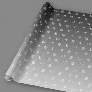 Papel De Presente Jesus te ama! Ombre preto e branco
