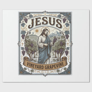 Papel De Presente Jesus Vinha Parreira Jesus Vinha Parreira