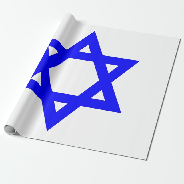 Papel De Presente ✡︎ Jewish Star de David (Desenrolado)