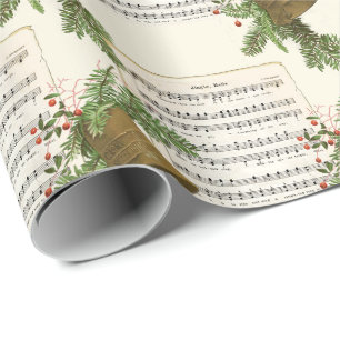 Papel De Presente Jingle Bell Sheet Music Bells