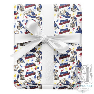 Papel De Presente Jiu Jitsu Birthday Wrappaper