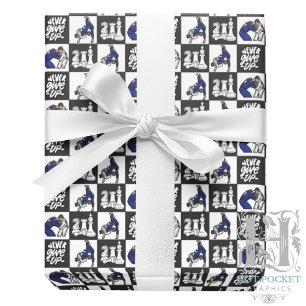 Papel De Presente Jiu Jitsu Wrapping Paper
