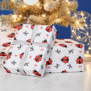 Papel De Presente Joaninhas e laços