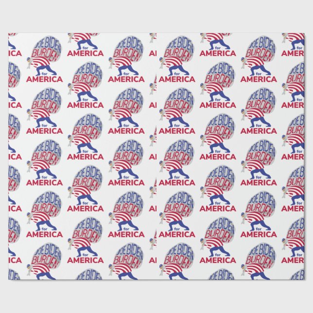 Papel De Presente Joe Biden Fardo para a América (Barra)