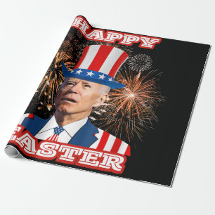Papel De Presente Joe Biden Felz pascoa