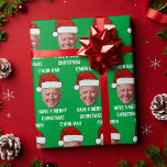 Papel De Presente Joe Biden Santa Hat C'mon Man Green Christmas<br><div class="desc">O engraçado Joe Biden Santa Hat C'mon Man Green Christmas será divertido para as férias ou qualquer ocasião.</div>