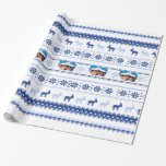 Papel De Presente Joe e Kamala Blue Christmas<br><div class="desc">Presentes de Natal Políticos Humorosos e Muito Mais do PolitiClothes.com Encontrar as Eleições e Presentes Políticos Mais Úteis,  Incluindo: Camisas Políticas,  Autocolantes Políticos,  Botões Políticos,  Posters Políticos,  Pinos Políticos,  Cartões Políticos,  Mogas Políticos,  Posters Políticos,  Sinais Políticos e Muito Mais! Compre Agora Em: http://www.PolitiClothes.com</div>