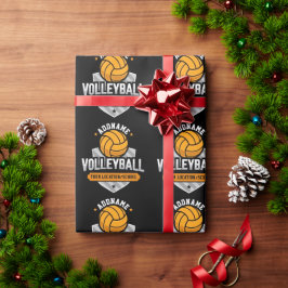 Papel De Presente Jogador da Equipe de Volei da Escola Varsity ADD T