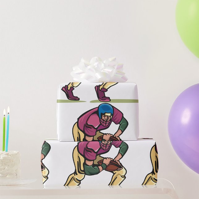 Papel De Presente Jogador de futebol Gridiron (Criador carregado)