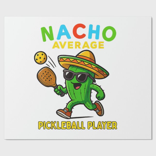 Papel De Presente Jogador de pickleball não médio (Aberto)