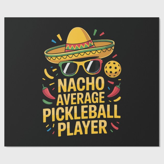 Papel De Presente Jogador de pickleball não médio (Aberto)