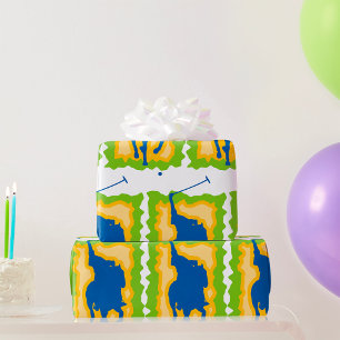 Papel De Presente Jogador de Polo