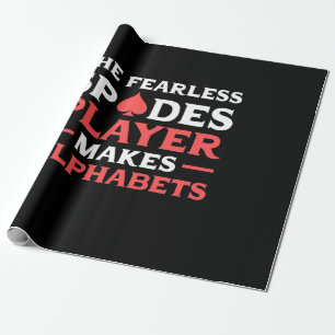 Papel De Presente Jogador De Pôquer Das Fearles