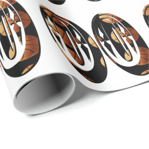 Papel De Presente Jogadores De Basquete Dimensionais Número 00,