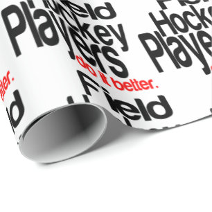 Papel De Presente Jogadores de hóquei em campo fazem melhor