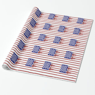 Papel De Presente Jogo de Americas do Lacrosse