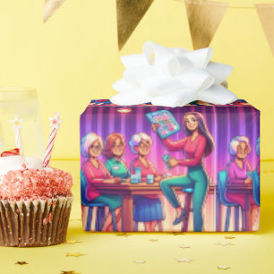 Papel De Presente Jogo de Bingo para Qualquer Ocasião