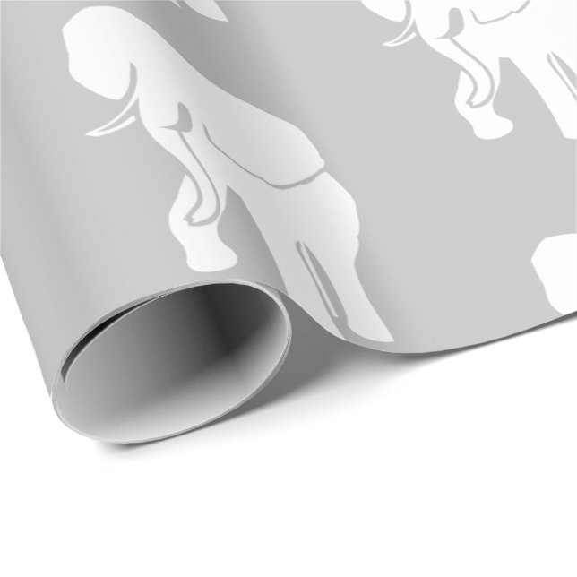 Papel De Presente Jogo de Natal para troca de presente de elefante b (Ponta do rolo)