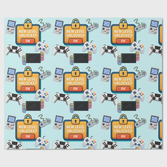 Papel De Presente Jogo de Vídeo Multiplataforma (Aberto)