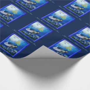 Papel De Presente Jogo subaquático (sereia)