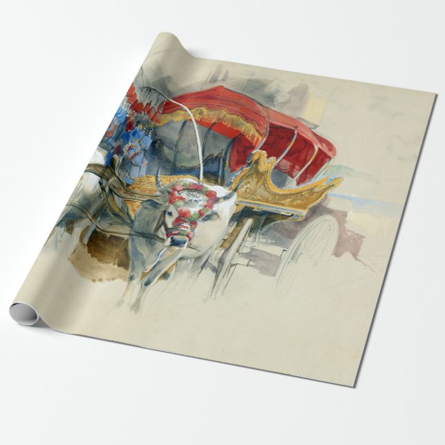 Papel De Presente John Frederick Lewis Uma Araba Turca (Desenrolado)