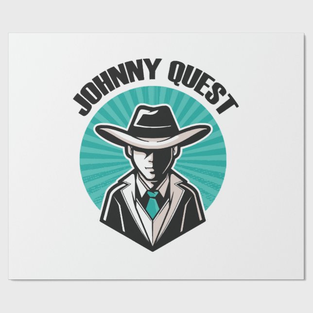 Papel De Presente Johnny Quest (Aberto)