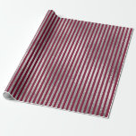 Papel De Presente Joias Stripes Maroon Burgundy Prata Vip<br><div class="desc">Mínimalismo e Elegance Glam e Chic Delicate Wrappaper</div>