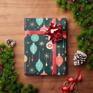 Papel De Presente Jolly Christmas Carol Vintage Wrap