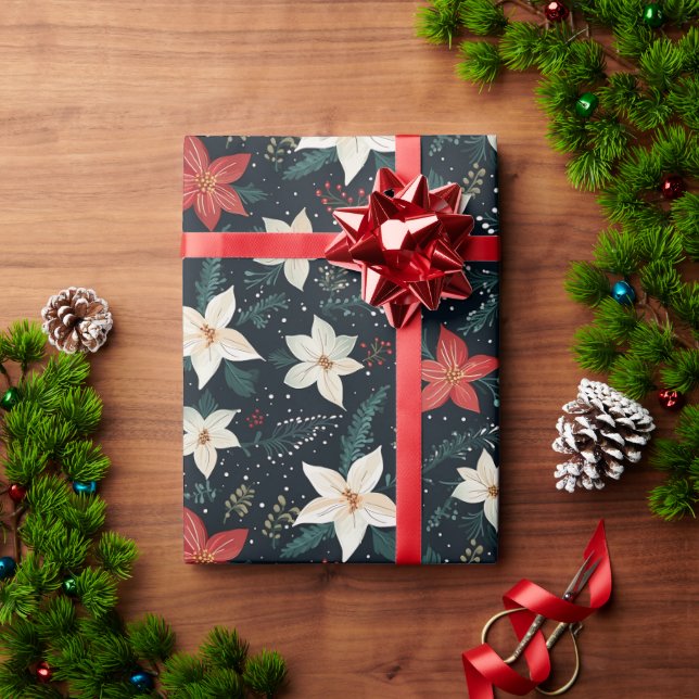 Papel De Presente Jolly Natal Apresenta Quebra de Presente de Padrão (Presente de Natal)