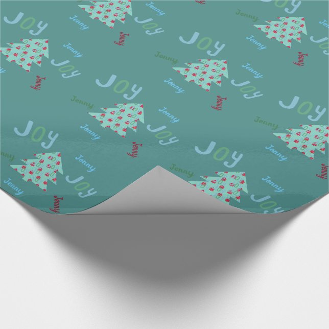 Papel De Presente JORNADA FESTIVA | Molas para presentes de Natal de (Ponta)