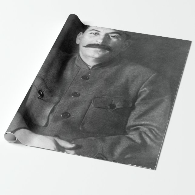 Papel De Presente Joseph Stalin Portrait (Desenrolado)