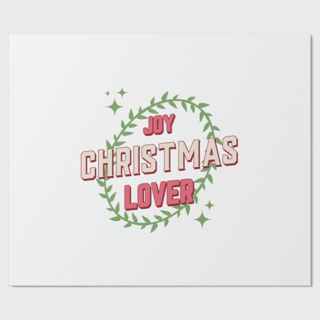 Papel De Presente Joy Christmas Lover (Aberto)