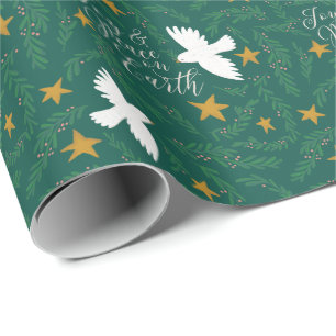Papel De Presente Joy e Paz na Terra Dove Wrap