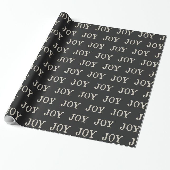Papel De Presente JOY (prata) (Desenrolado)