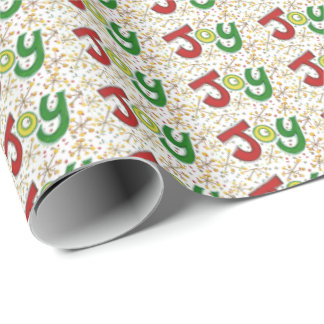 Papel De Presente "Joy" wrapping paper