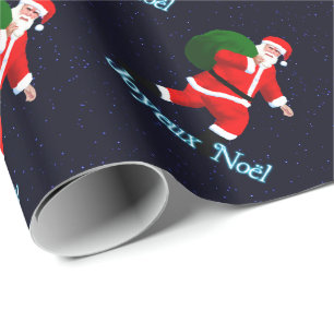 Papel De Presente Joyeux Noё l - Papai Noel