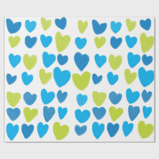 Papel De Presente Joyful Heart Holiday Wrapping Paper