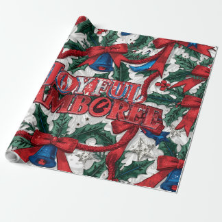 Papel De Presente Joyful Jamboree Maximalist Holiday