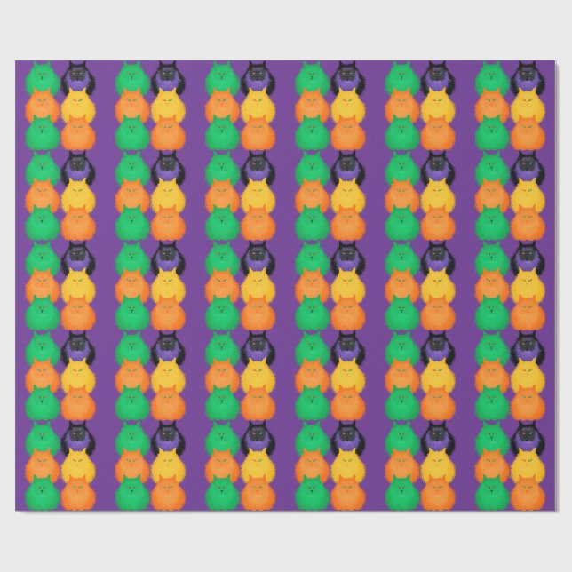 Papel De Presente Judging Cats (Aberto)