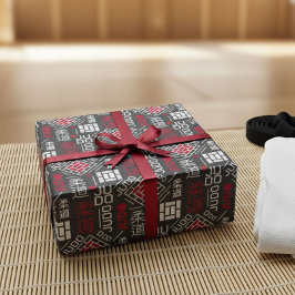 Papel De Presente Judo - clean modern geometric pattern