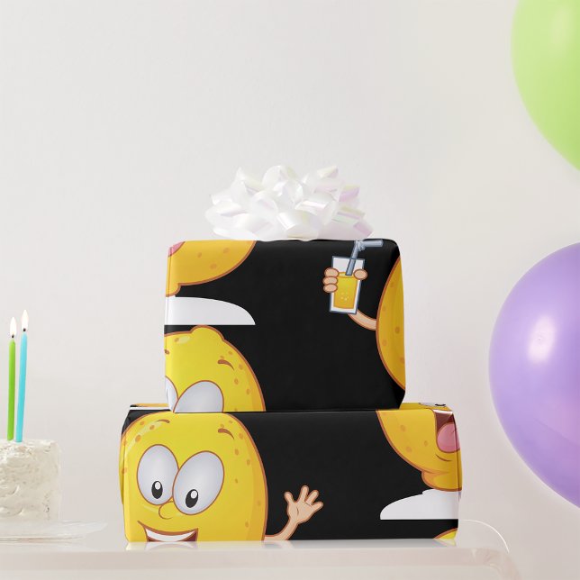 Papel De Presente Juicy Lemon Drink (Criador carregado)