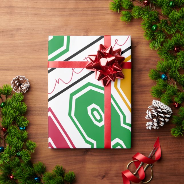 Papel De Presente Juneteenth - História Negra (Presente de Natal)