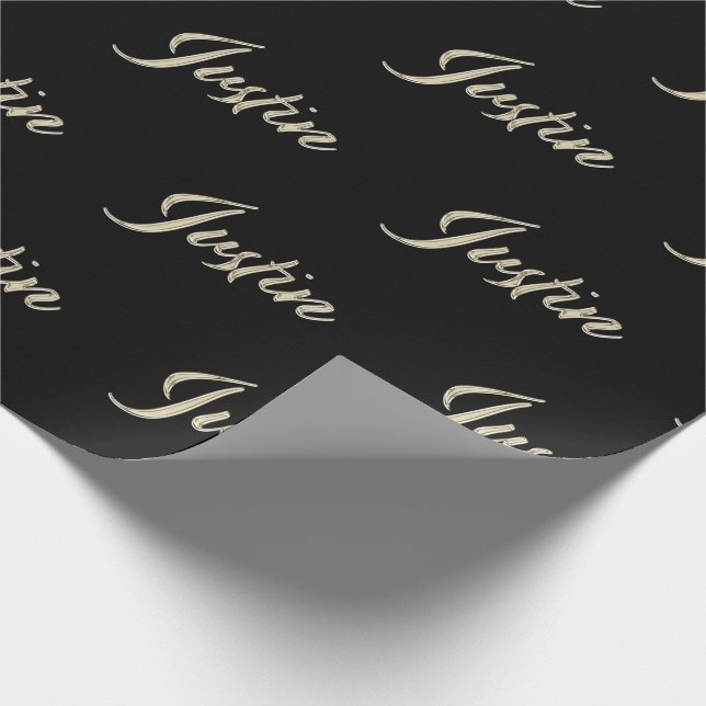 Papel De Presente Justin Vorname Name edles Geschenkpapier Papier (Ponta)