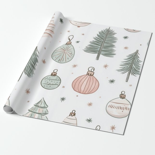 Papel De Presente Kadopapier Kerst (Desenrolado)