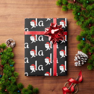 Papel De Presente Kamala Harris Natal 2024 Comma la Black