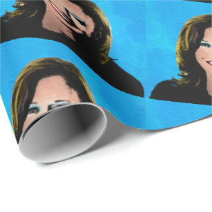 Papel De Presente Kamala Harris Pop